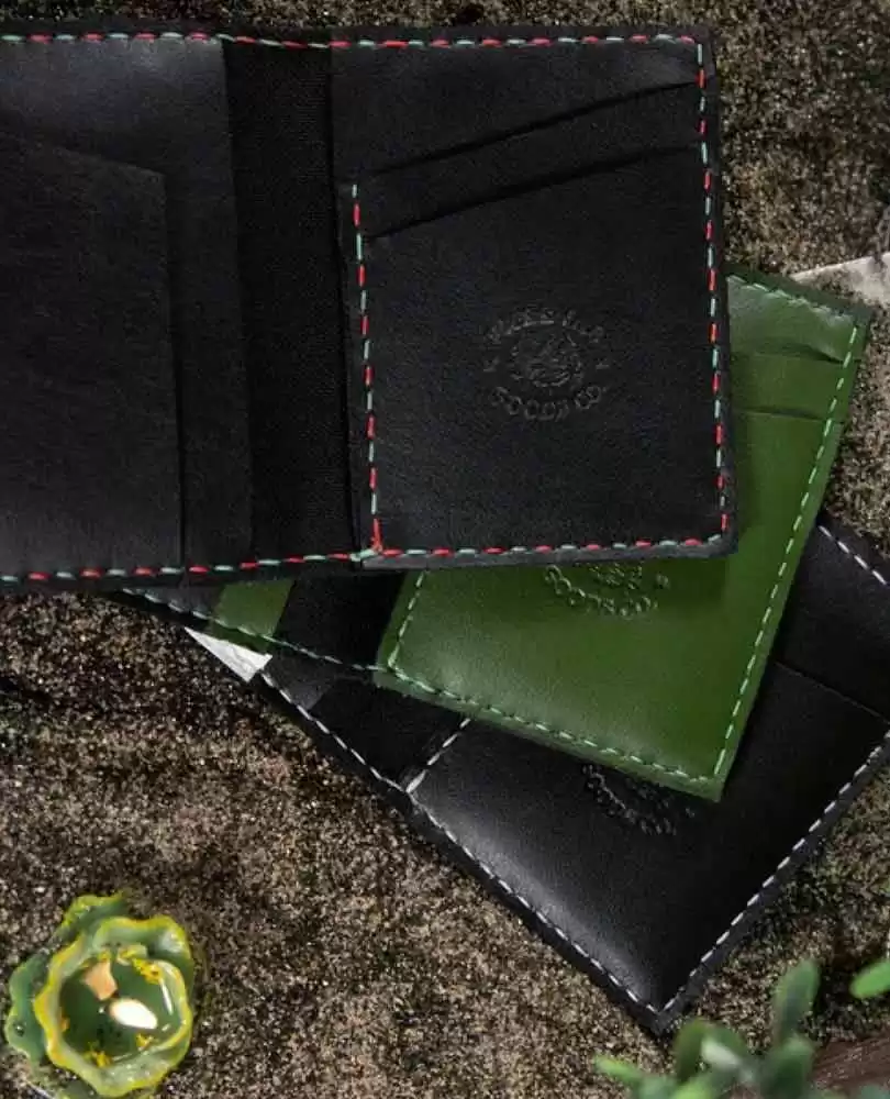 Cactus leather wallet