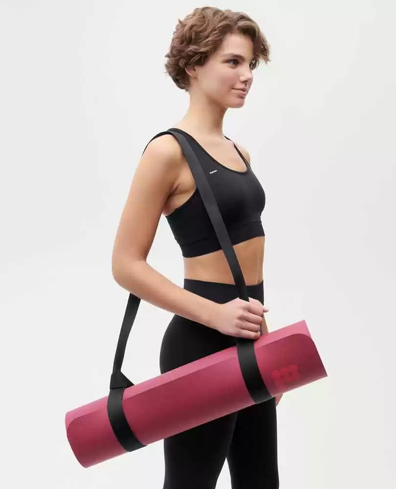 Rubber yoga mat