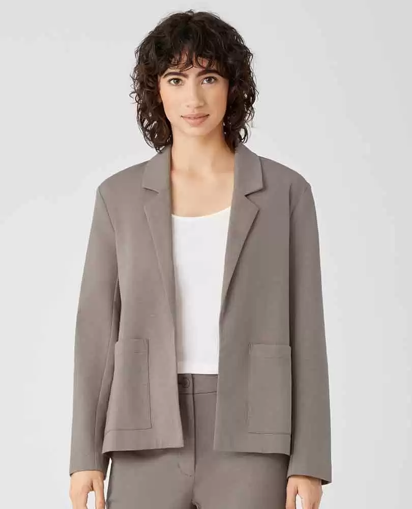 Organic cotton blazer