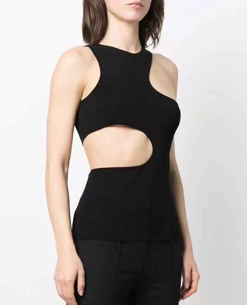 Cut-out tank top