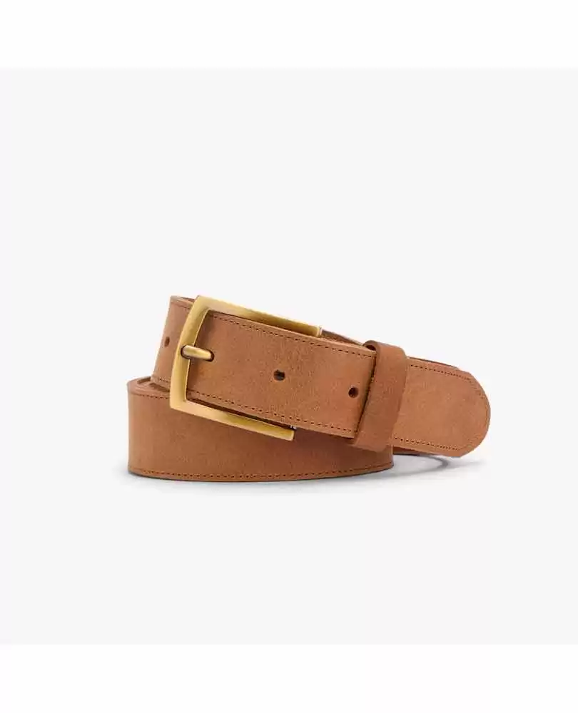 Waterproof leather belt