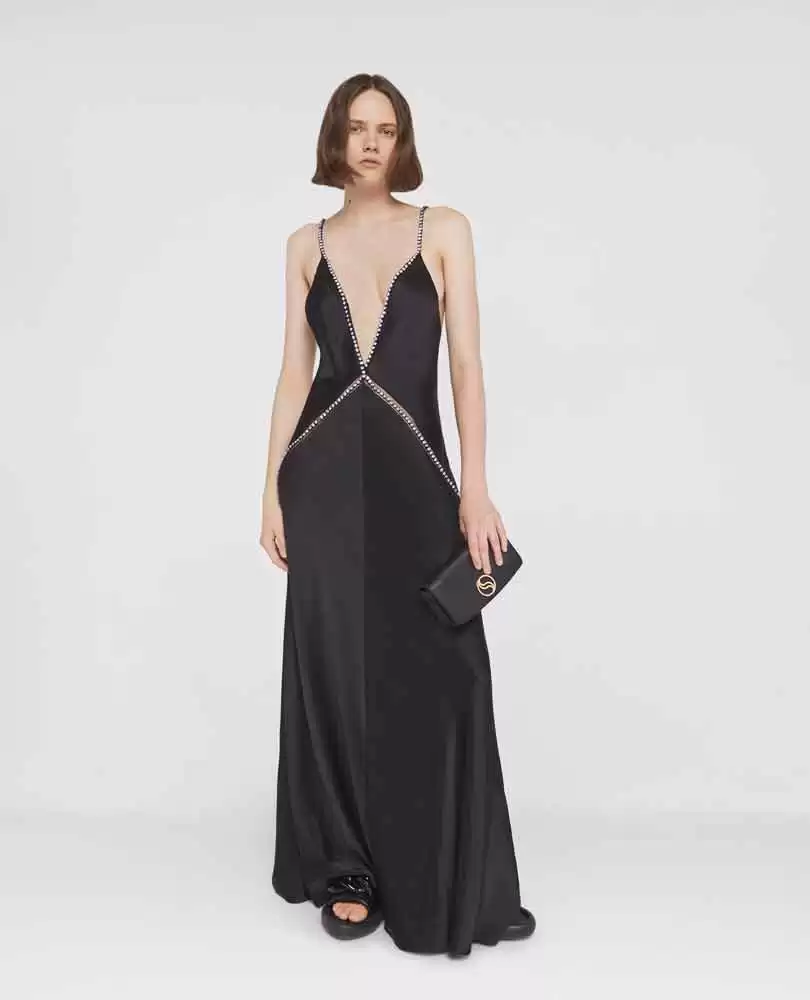 A-line maxi dress