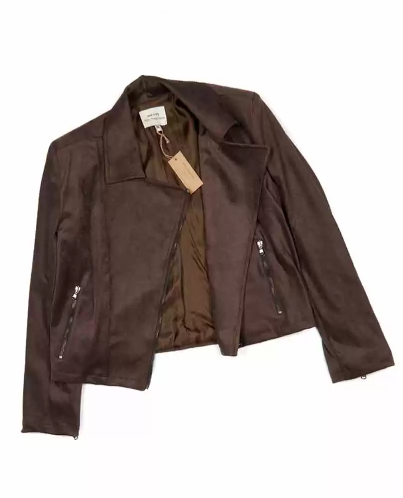 Vegan biker jacket