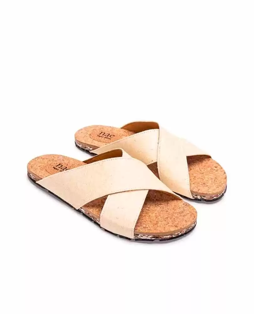 Flat criss-cross sandals