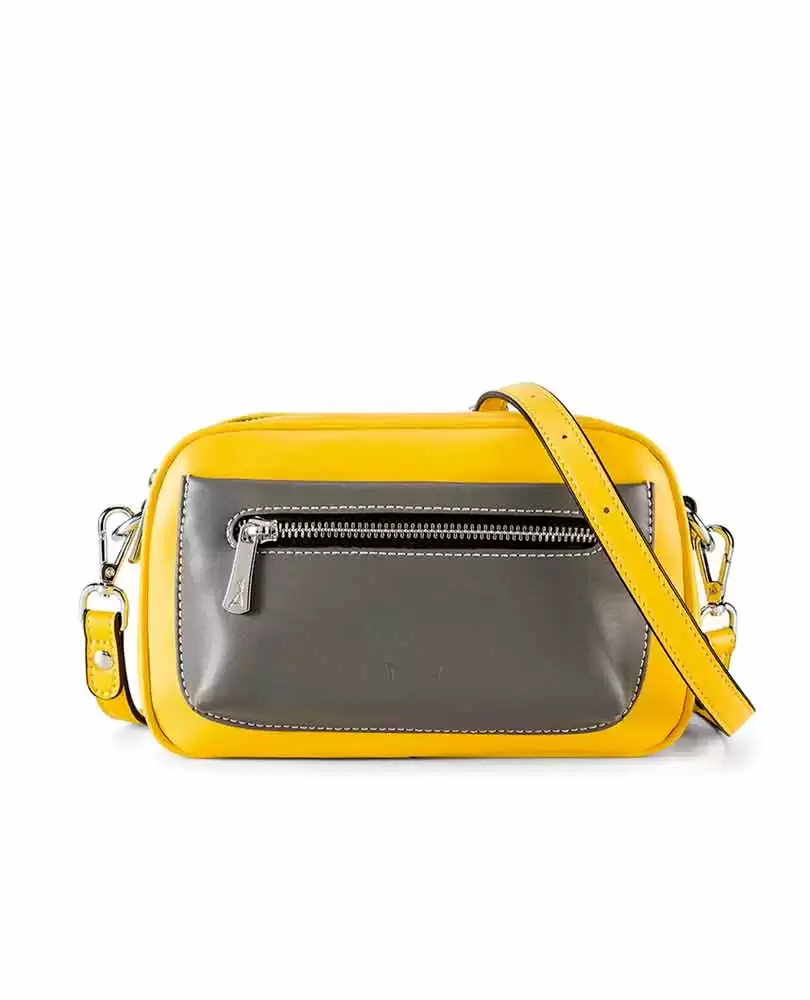 Vegan leather crossbody bag