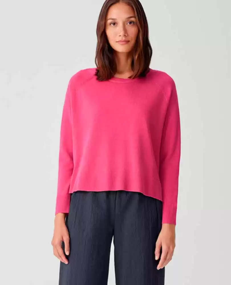 Raglan-sleeve top