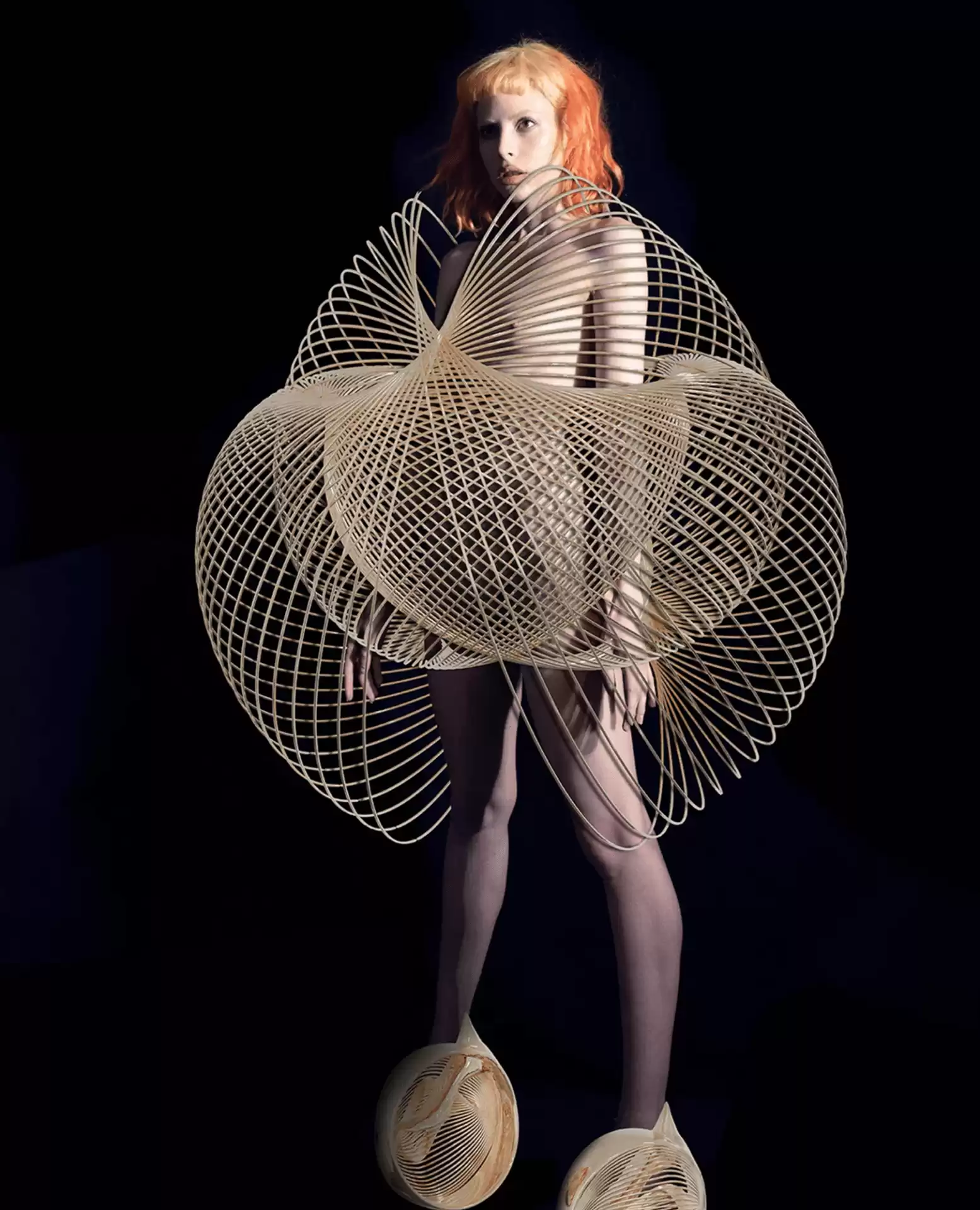 Digital futuristic dress