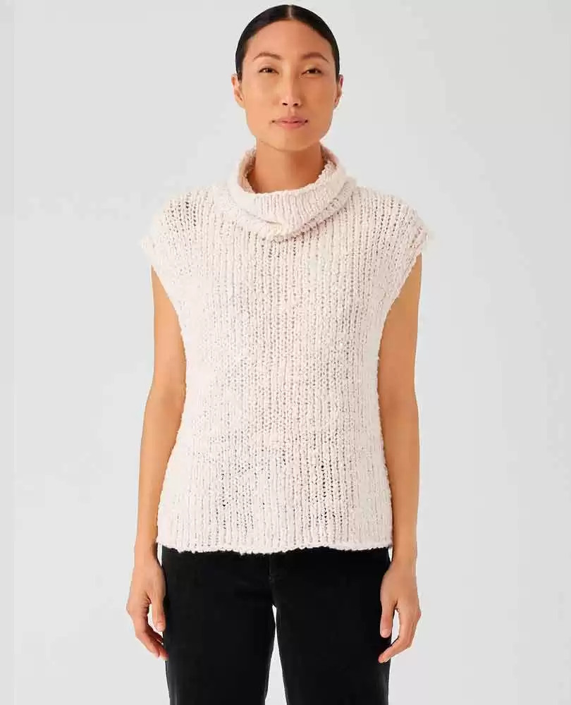 Organic cotton turtleneck top