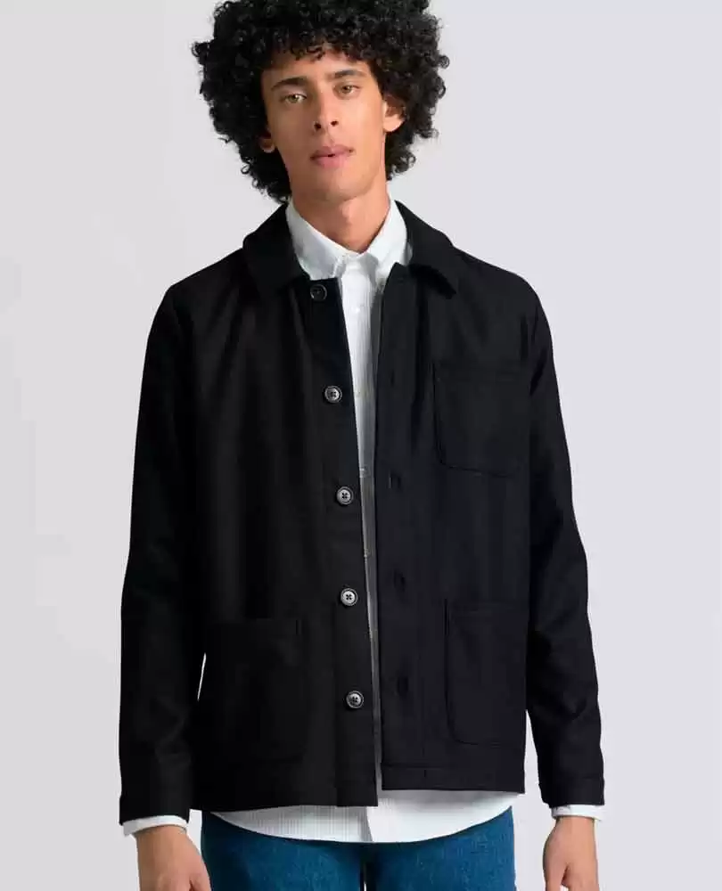 Wool overshirt