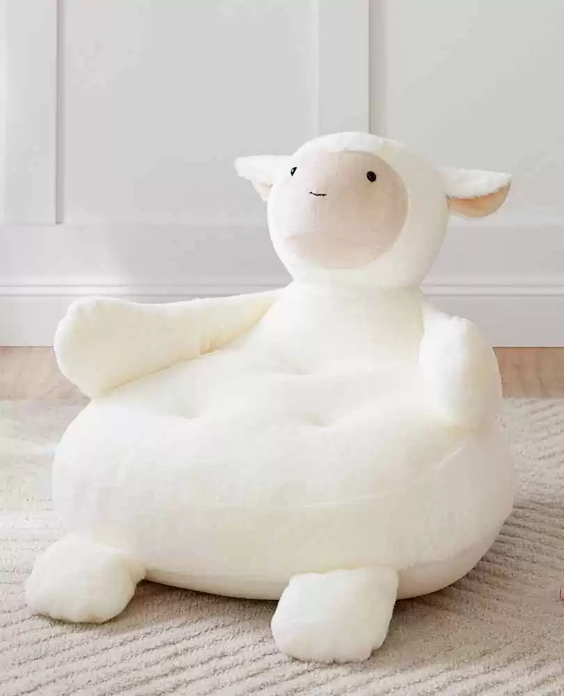 My first lamb critter chair