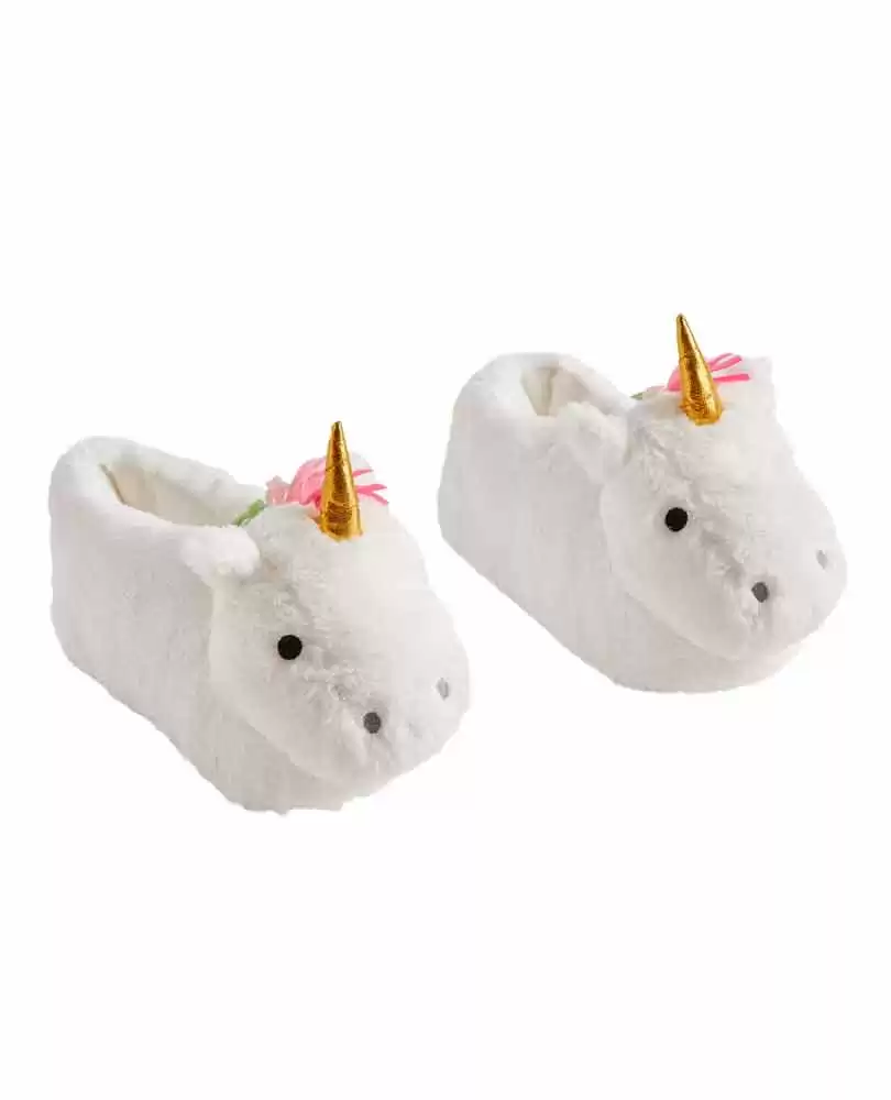 Unicorn critter slippers