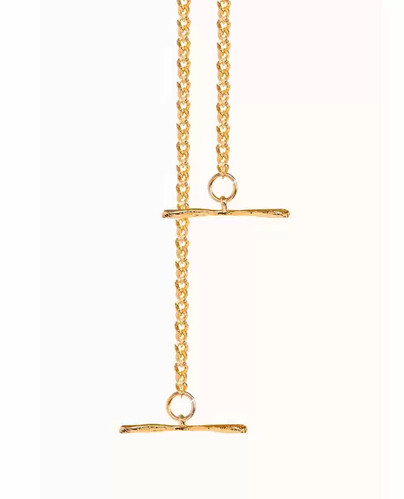 Gold chain strap