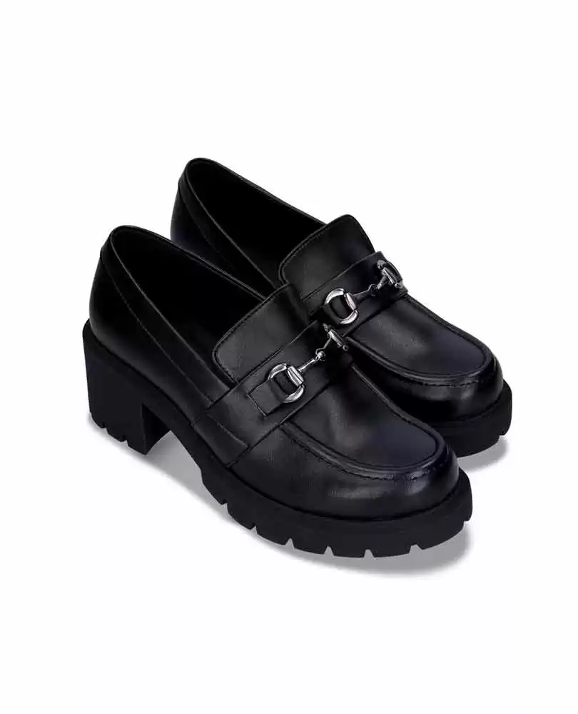 Vegan heel loafer moccasin